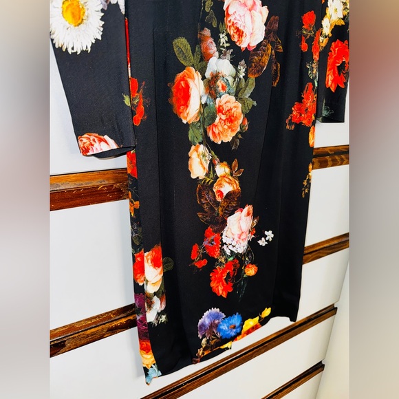 Fall 2012 🌹 Dolce & Gabbana Baroque Art Black Floral Sheath Dress Size IT38 XS - Picture 9 of 13